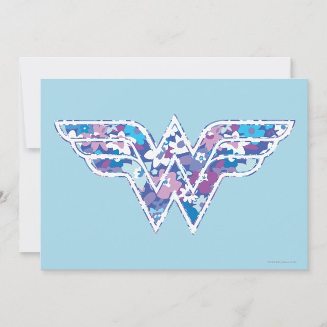 Lila Daisy WW Inbjudningar (Framsida)