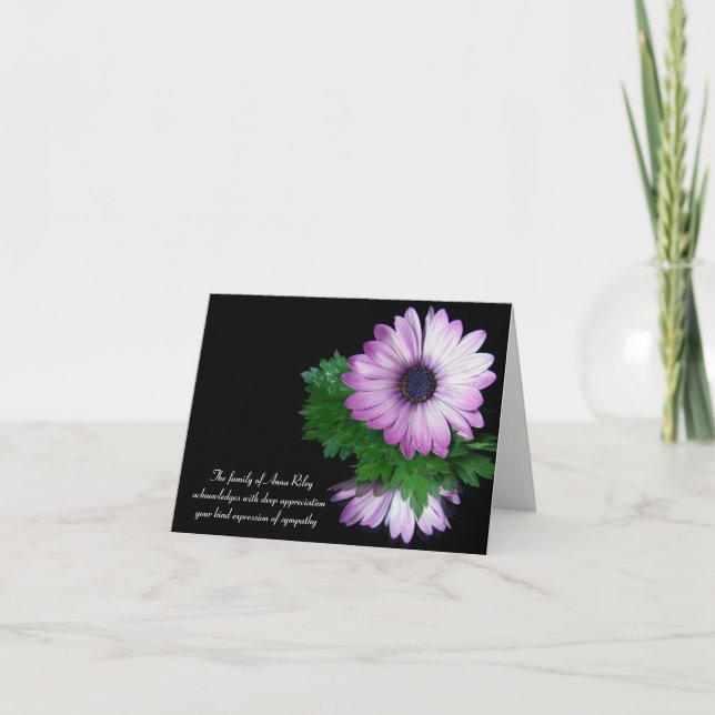 lila daisyns medkänsla tack (Framsida)