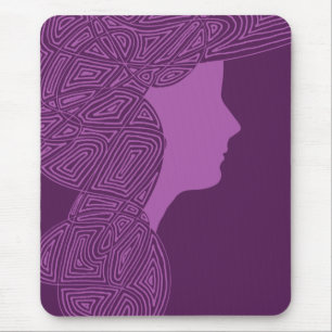 Lila Dam Mousepad Musmatta