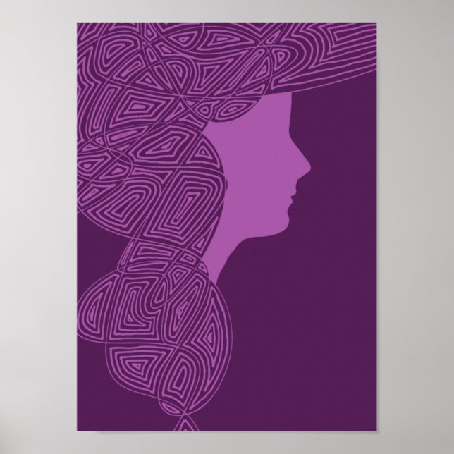 Lila Dam Poster (Framsidan)