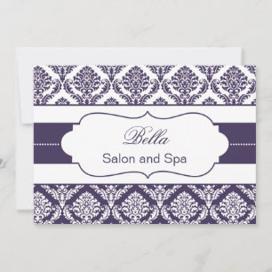 lila Damask Business - tackkort Tack Kort