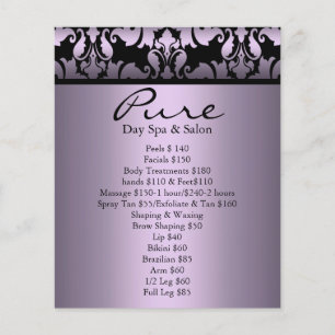 Lila Damask Flyer