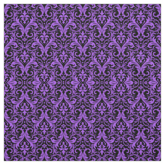 Lila Damask Tyg