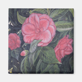 Lila Dawn Camellia Magnet