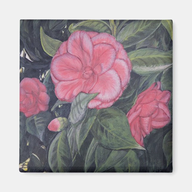 Lila Dawn Camellia Magnet (Framsidan)