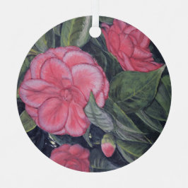 Lila Dawn Camellia Ornament