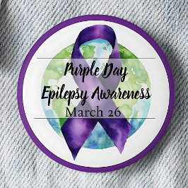 Lila Day Epilepsy Awareness Mars 26 Knapp