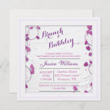 Lila Decorative Mors dag Brunch & BubLY