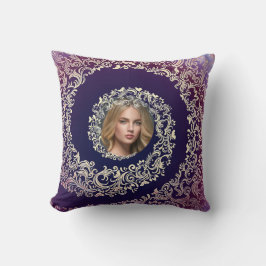 Lila Decorative Photo Kudde