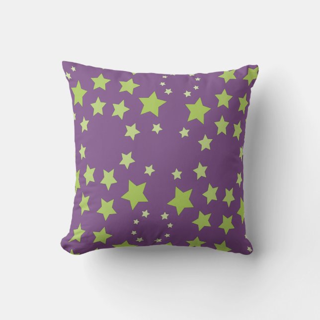 Lila Decorative Stil Kudde (Framsida)