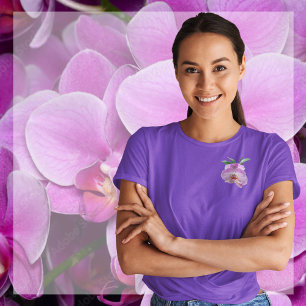 Lila Dendrobium Orchids T Shirt