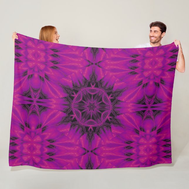 Lila Desert Sång 31 Fleecefilt (På plats)