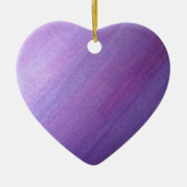 Lila Diagonal design Julgransprydnad Keramik