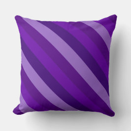 Lila Diagonal Rand Kudde