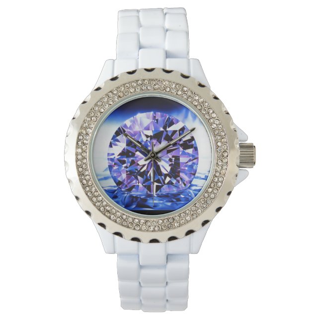 Lila Diamond Dam Watch Armbandsur (Framsida)