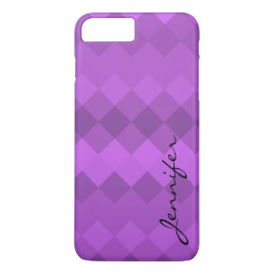Lila Diamond Geometric Mönster