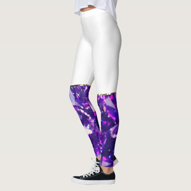 Lila Diamond Leggings (Vänster)