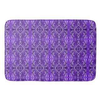 Lila Diamond-y Abstrakt Mönster Badrumsmatta