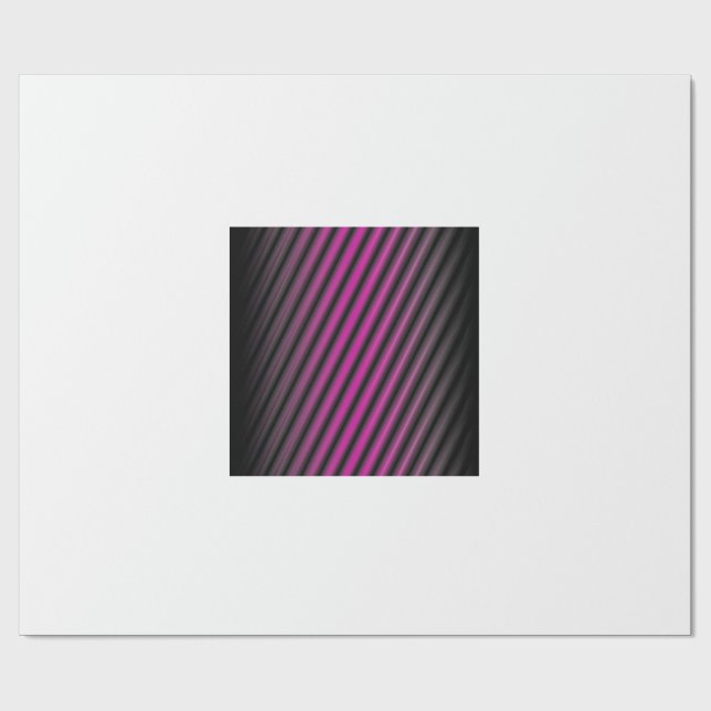 Lila diffusa linjer presentpapper (Platt)
