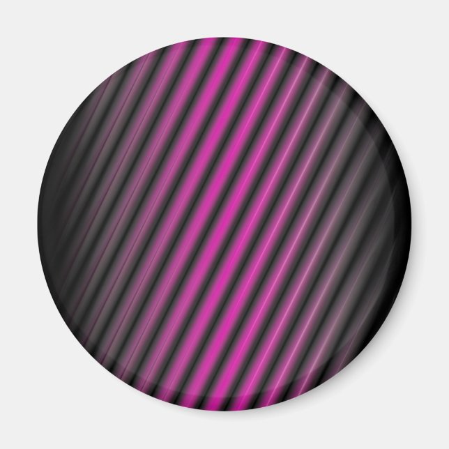 Lila Diffuse Linjer Magnet (Framsidan)