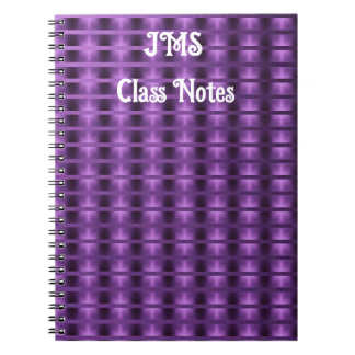 Lila Dimma Abstrakt Ombre - Anpassade Anteckningsbok