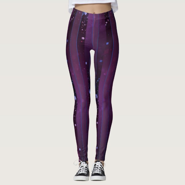 Lila Dimma: Cosmic Dream Leggings (Framsida)