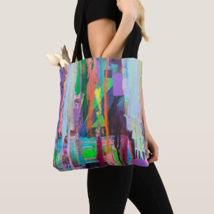 Lila Dimma Tote Bag Tygkasse