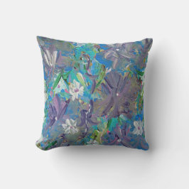 Lila Dimma Utomhusdekorfärg 16" x 16" Kudde