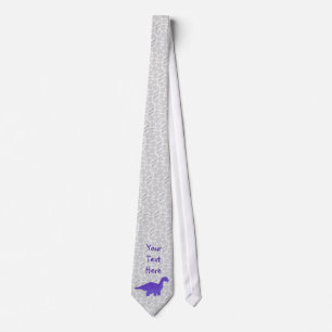 Lila Dino Tie Slips