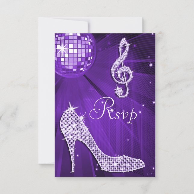 Lila Disco Boll Gnistra Heels OSA (Framsida)