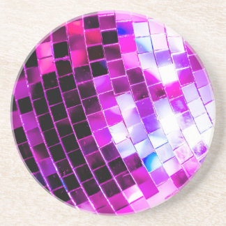 Lila Disco Boll Underlägg