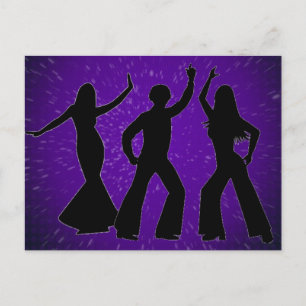 Lila Disco Vykort