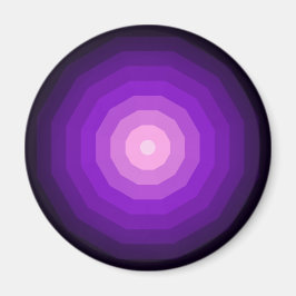 Lila Dodecagon Geometrisk Tolvsidig Form Magnet