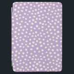 Lila Dots Animal Print Spots iPad Air Skydd<br><div class="desc">Dörrar för djurutskrift - Dekordekaner i Pruple dalmatian.</div>