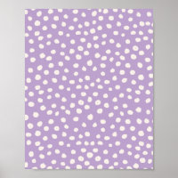 Lila Dots Animal Print Spots