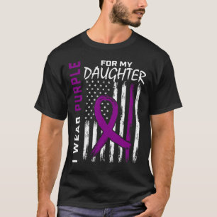 Lila Dotter Medvetenhet om cancer i bukspottkörtel T Shirt