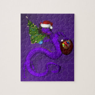 Lila Dragon 8x10 Pussel