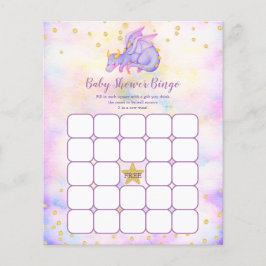 Lila Dragon Baby Shower Bingo Game