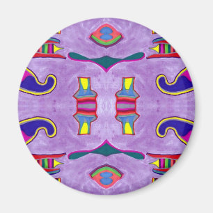 Lila Dragon Magnet