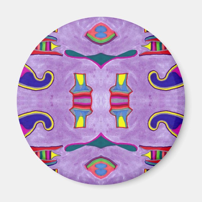 Lila Dragon Magnet (Framsidan)