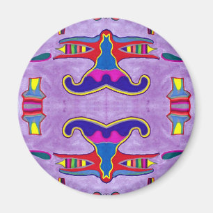 Lila Dragon Magnet