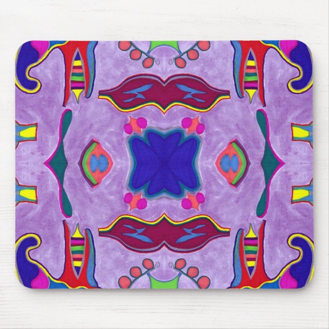 Lila Dragon Mousepad Musmatta (Framsidan)