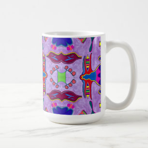 Lila Dragon Mugg