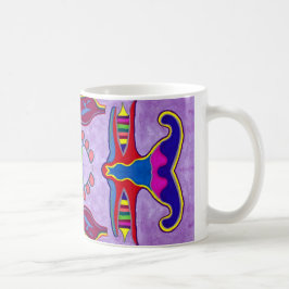 Lila Dragon Mugg