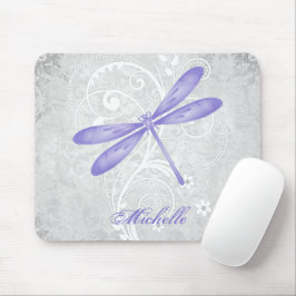 Lila Dragonfly Personlig Mousepad Musmatta