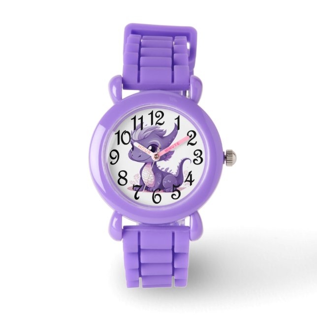Lila Drak  Armbandsur (Framsida)