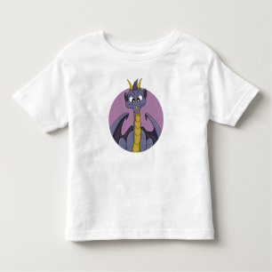 Lila drake tecknad småbarn t-shirt