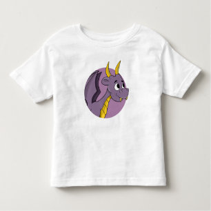 Lila drake tecknad småbarn t-shirt