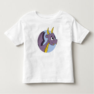 Lila drake tecknad småbarn t-shirt