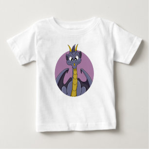 Lila draon tecknad baby T-Shirt